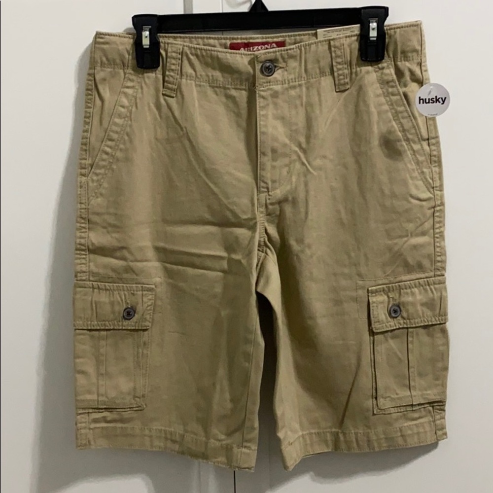 Khaki Cargo Shorts
